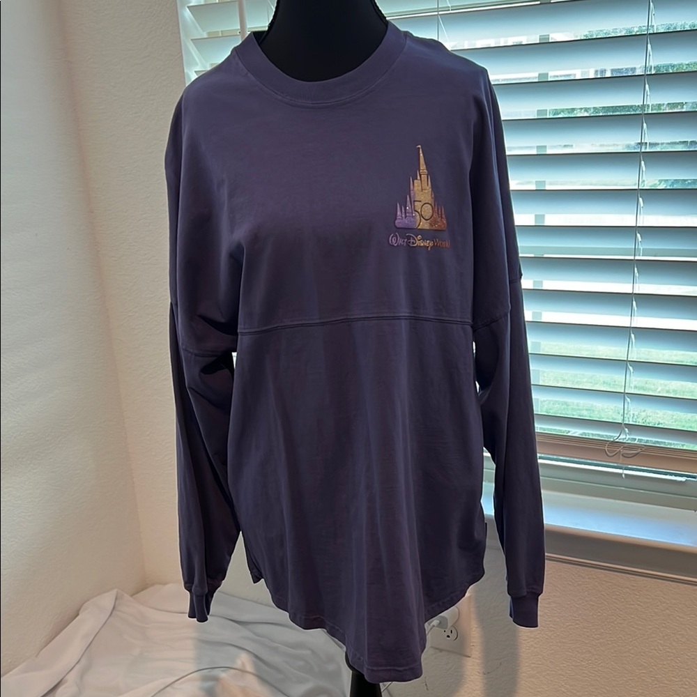 Disney Purple Long Sleeve with Castle Design